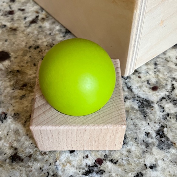 LovEvery Sliding Box, Wooden Ball, Cup and Square Ball Nester - Picture 13 of 13